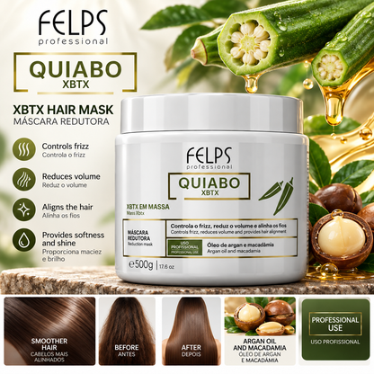 Felps Okra XBTX Hair Smoothing Mask Argan & Macadamia – 500g