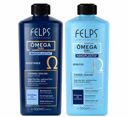 Felps Omega Zero Resistance & Sensitive Professional Hair Treatment Duo – 2×500mL