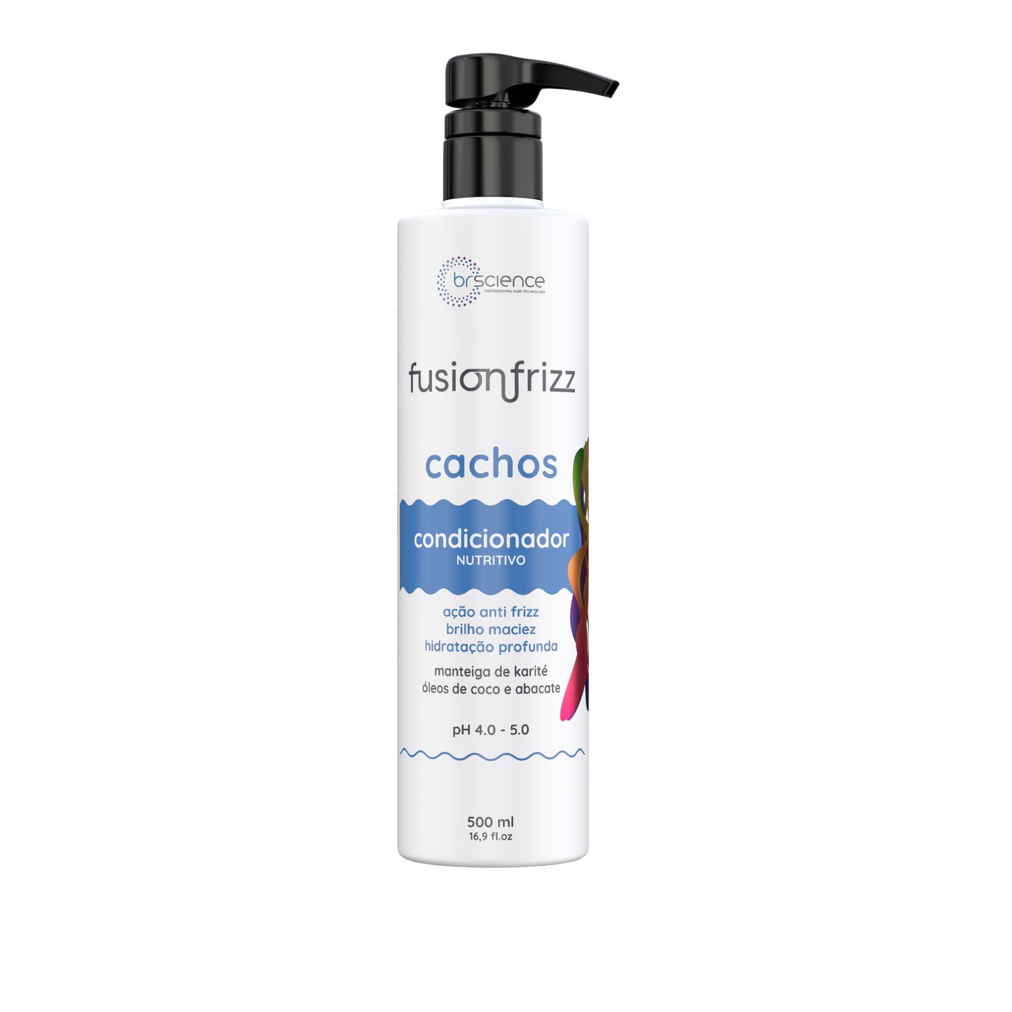 Brscience Fusionfrizz Curly Hair Kit 4A 4B 4C – Hydration & Definition 4x500mL