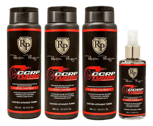 Robson Peluquero CCRP Turbo Hair Care Kit – Deep Cleansing & Shine – 4x1