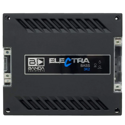 Banda Electra Bass 3K2-1 Channel 3750 Watts RMS 2 Ohm Car Amplifier