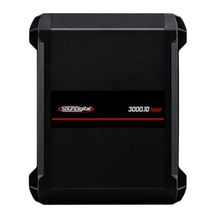Soundigital 3000.1 Nano – 3000W RMS – 1 Ohm – Compact Car Audio Mono Amplifier