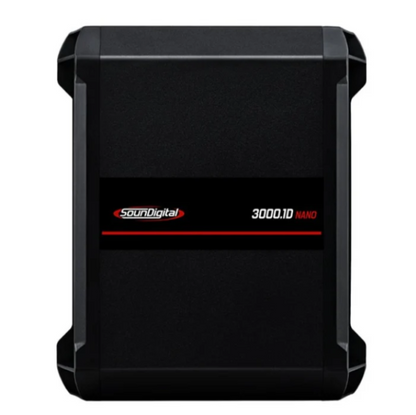 Soundigital 3000.1 Nano – 3000W RMS – 1 Ohm – Compact Car Audio Mono Amplifier