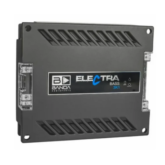 BANDA ELECTRA 3K1 - One Channel - 3000 Watts Max Car Audio Mono Amplifier- 1 OHM