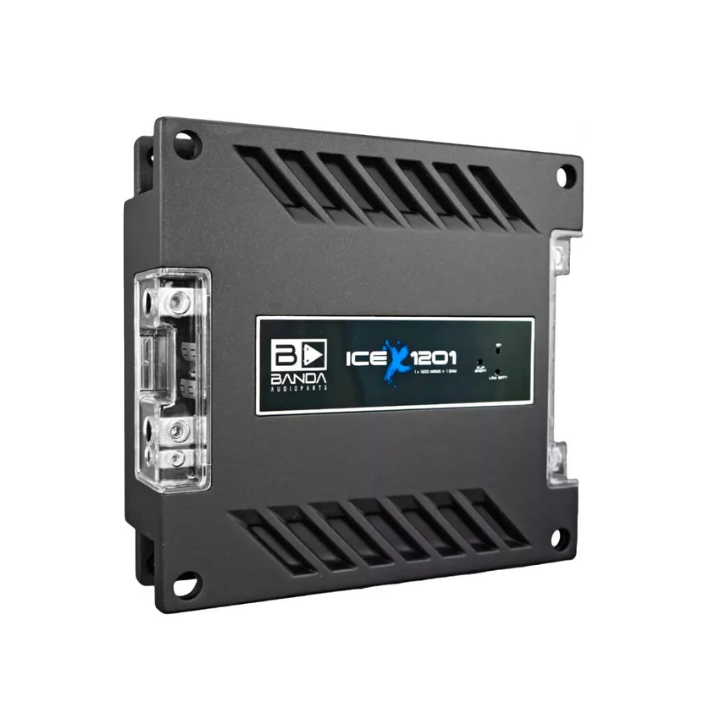 Banda ICE X 1201 - 1200 WRMS 1 - CH Monoblock Car Audio Amplifier - 1 Ohm