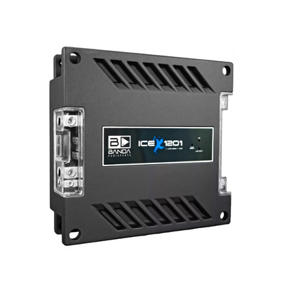 Banda ICE X 1201 - 1200 WRMS 1 - CH Monoblock Car Audio Amplifier - 1 Ohm