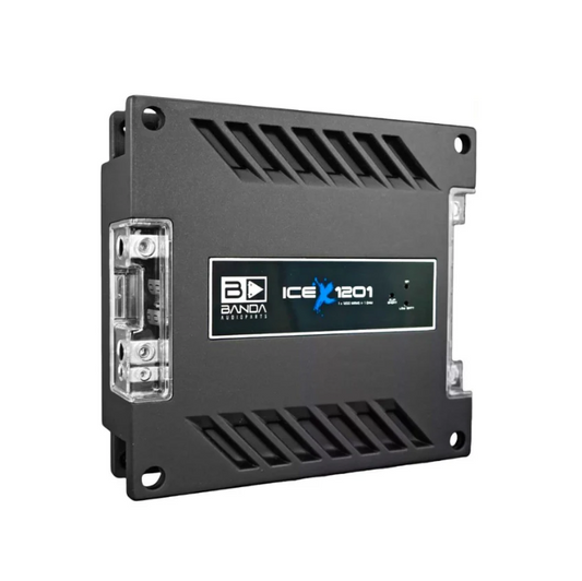 Banda ICE X 1201 - 1200 WRMS 1 - CH Monoblock Car Audio Amplifier - 1 Ohm