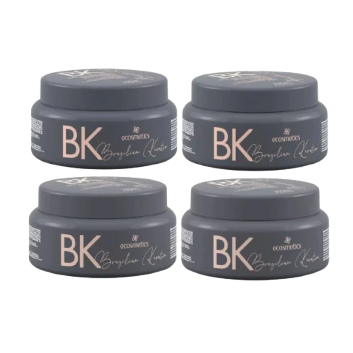 Ecosmetics Brazilian Delux Keratin Moisturizing Mask 250mL - 4 Units