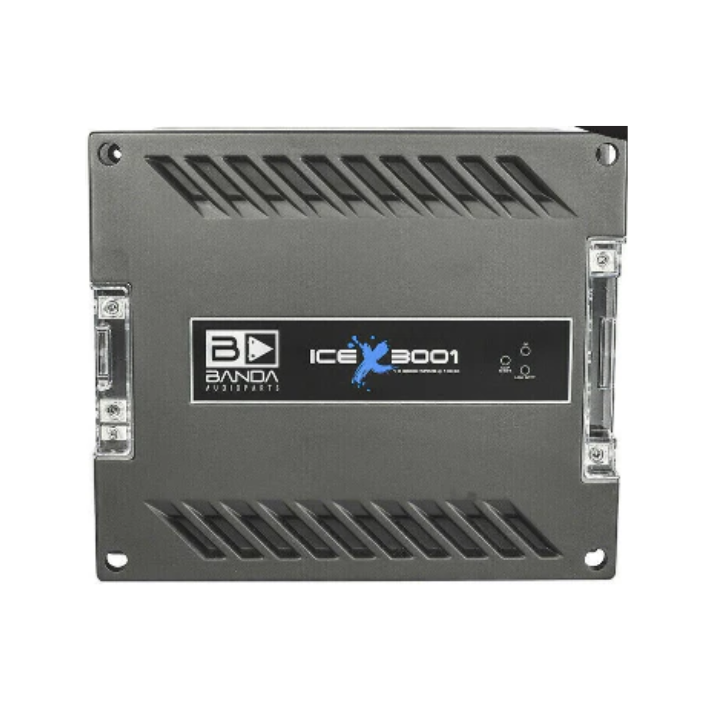 Banda ICE X 3001 Mono channel Car Amplifier 3000Wrms Class D - 1 Ohm