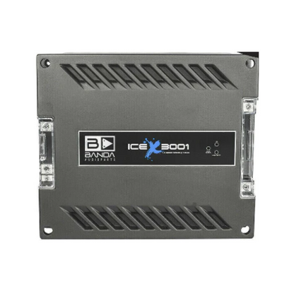 Banda ICE X 3001 Mono channel Car Amplifier 3000Wrms Class D - 1 Ohm