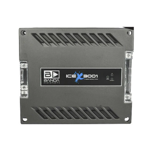 Banda ICE X 3001 Mono channel Car Amplifier 3000Wrms Class D - 1 Ohm