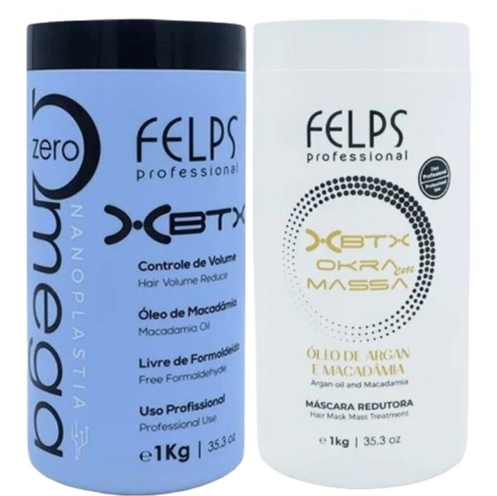 Kit Felps XBTX Omega Zero Nanoplasty and Okra Reducing Mask - 2x1Kg
