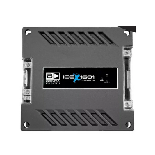 BANDA ICE X 1601 - 1 Channel 1600w Digital Amplifier  Car Audio - 1 Ohm