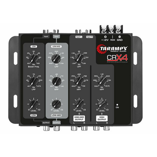 Taramps CRX-4 Car Audio Crossover 4-Way Line Driver