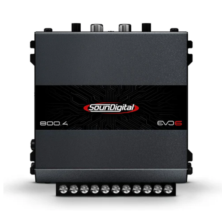 Soundigital 800.4 EVO 6.0 – 800W RMS – 4 Ohms – 4-Channel Car Audio Amplifier