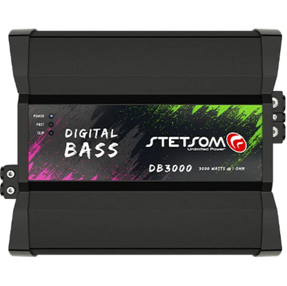 Stetsom DB 3000 DIGITAL BASS 3K Watts RMS Class D Mono Amplifier - 1 OHM