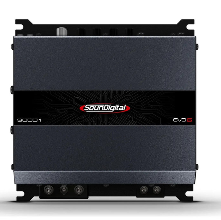 Amplifier Soundigital 3000.1 EVO 6 – 3000W RMS – 1 Ohm – Car Audio Mono Amp