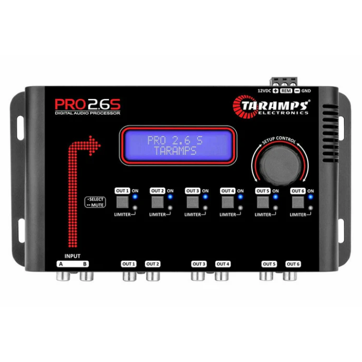 Taramps PRO 2.6S Digital Crossover 2 Inputs 6 Outputs Car Audio