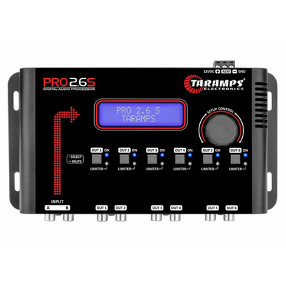 Taramps PRO 2.6S Digital Crossover 2 Inputs 6 Outputs Car Audio