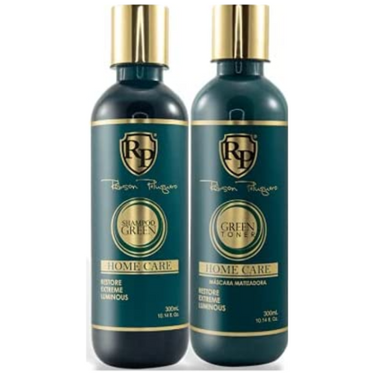 Robson Peluquero Green Shampoo Kit – Matizador Home Care 2×300mL