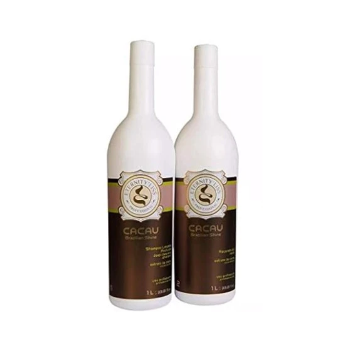 Eternity Liss Cacau Progressive Kit – Keratin Hair Straightening & Deep Cleansing – 2×1000mL