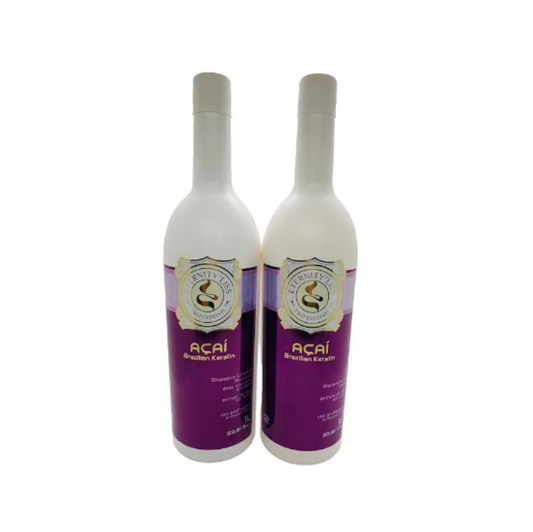 Eternity Liss Açaí Brazilian Keratin Kit – Full Smoothing System – 2×1000mL