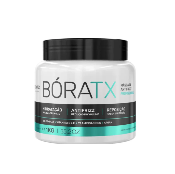 Borabella Bóratox Organic Hair Mass Replenishing Reducing Mask - 1kg