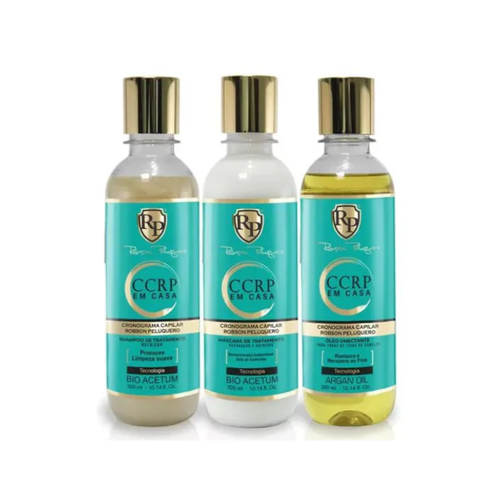 Robson Peluquero CCRP Home Care Kit – Hair Repair and Rebuilding System – 3×300mL