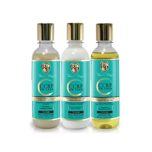 Robson Peluquero CCRP Home Care Kit – Hair Repair and Rebuilding System – 3×300mL