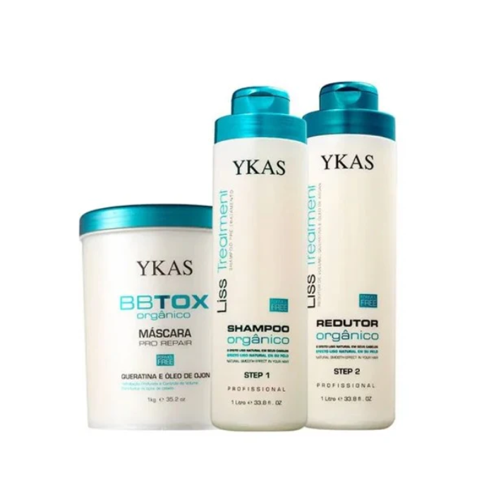 Ykas Organic Progressive Brush Formaldehyde-Free (2x1000mL) + Mask 1kg