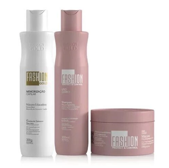 Fashion Gold Baby Kit Ybera Paris — Shampoo 300mL, Potentiating Sealant 300mL, and Mask 250g