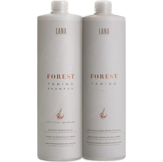Lana Brasiles Forest Tanino Hair Kit 2×1L | Professional Brazilian Smoothing