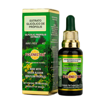 Polenectar Brasil Green Propolis Extract – Glycolic Wax-Free – 36×30mL Bottles