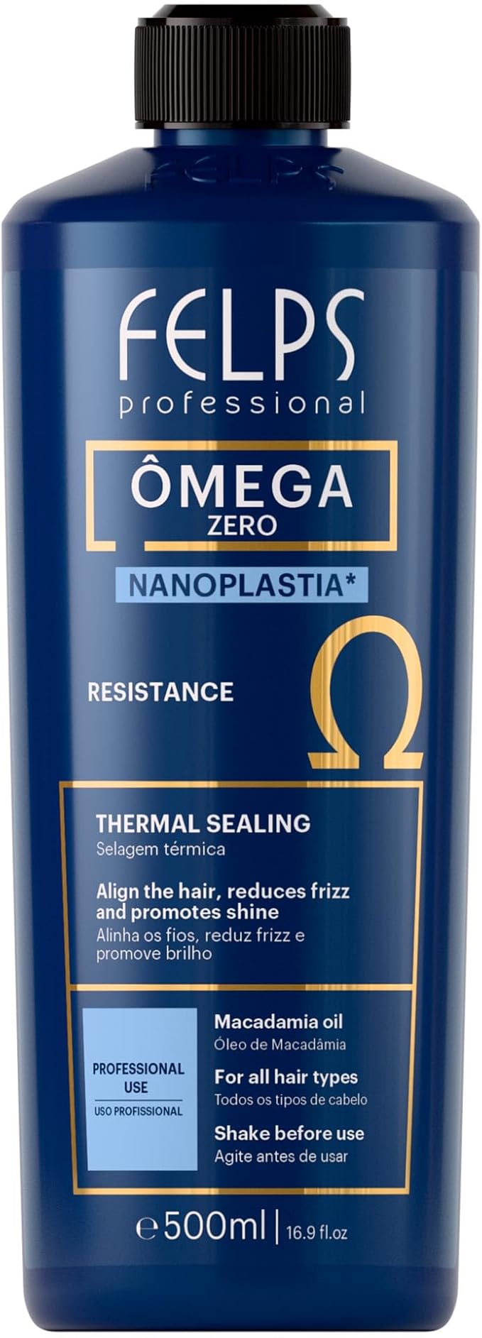 Felps Omega Zero Nanoplasty Progressive Resistance Keratin Treatment - 500mL