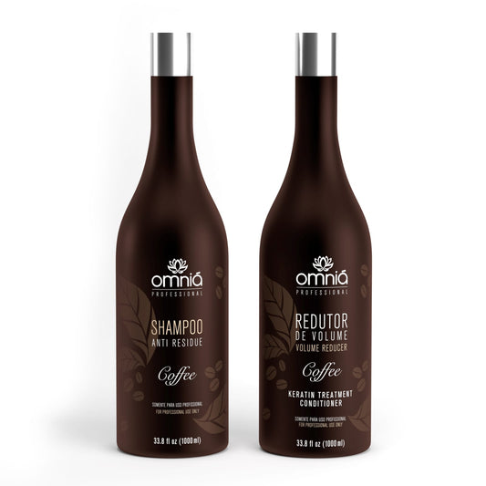 Kit Omniá Coffee Volume Control and Smoothing Treatment – 2×1L