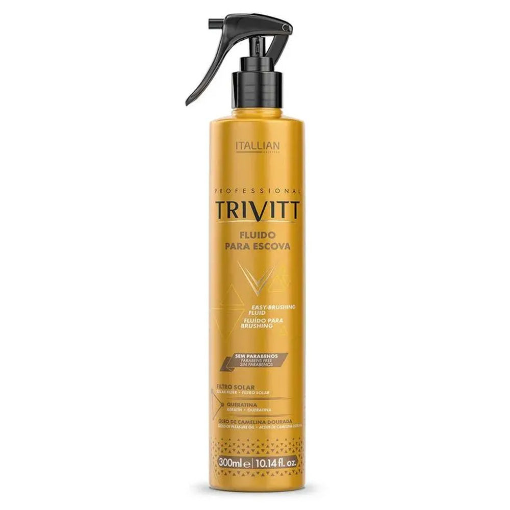 Itallian Trivitt Brushing Fluid Thermal Protector Frizz Control Treatment 300mL
