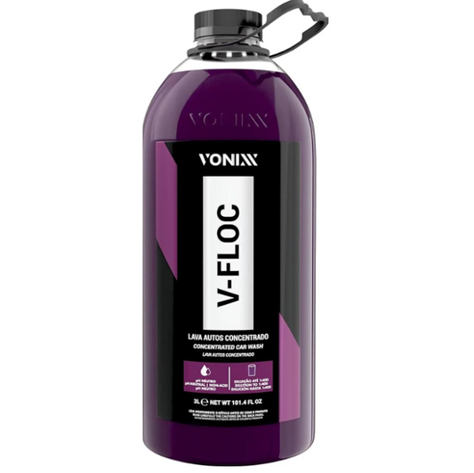 Vonixx V-Floc Concentrated Car Wash Shampoo – 3L (101.4 fl oz)