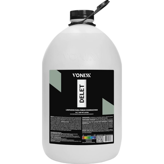 Vonixx Delet Tire & Rubber Cleaner – Professional Deep Cleaning 5L (169 fl oz)