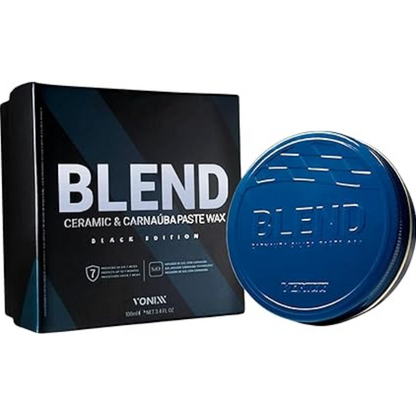 Vonixx Blend Ceramic & Carnauba Paste Wax Black Edition – 7 Month Shine & Water Repellency 100 g (3.5 oz)