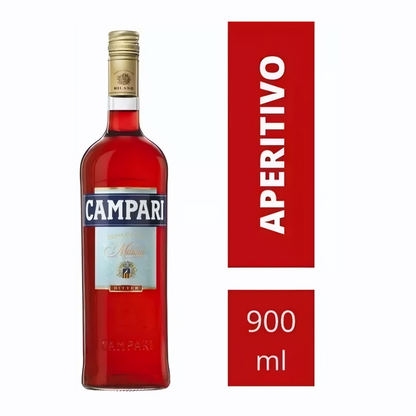 Campari Bitter 2x900ml Classic, Timeless and Charismatic Aperitif Bottle