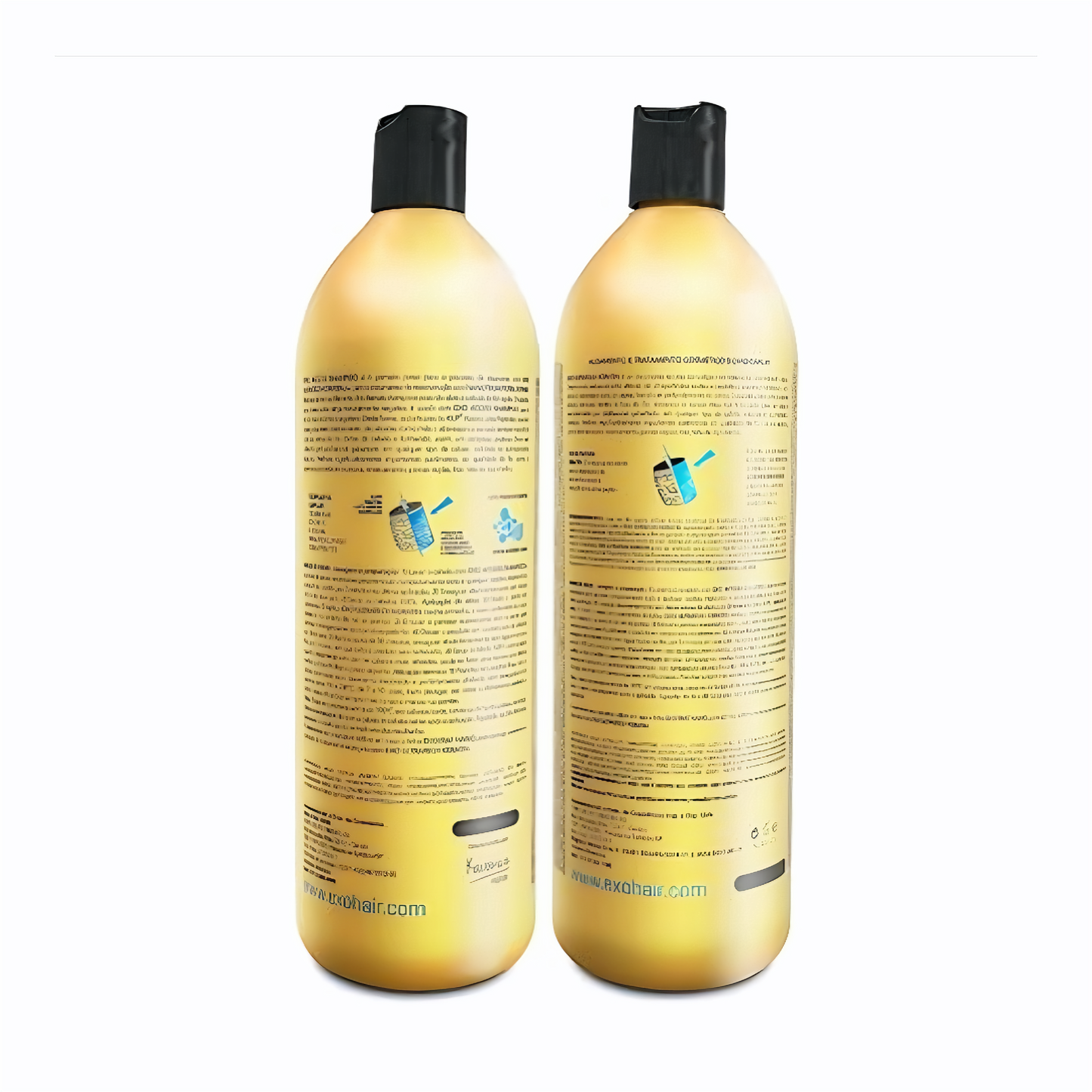 Exo Hair Exoplastia Keratin Straightening Kit – Ultrateck + Shampoo – 2×1000mL