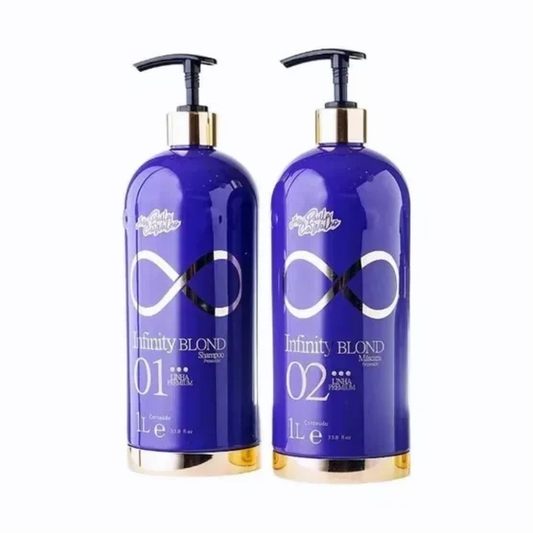 Kit Progressive Ana Paula Carvalho Infinity Blond Restructuring Treatment 2x1000mL