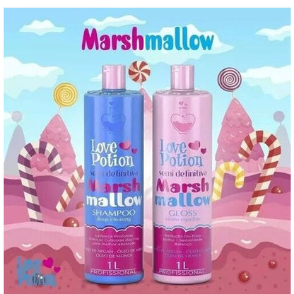Love Potion Marshmallow - Semi definitive progressive Brazilian Keratin 2x1000mL