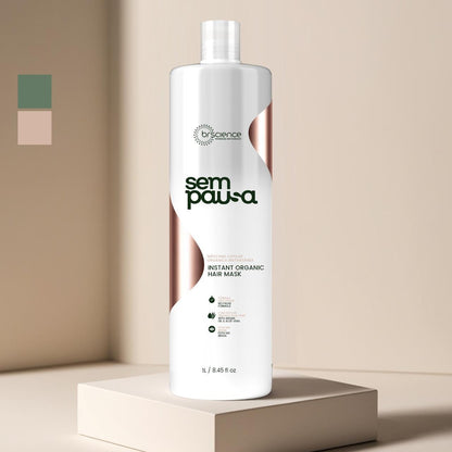 Brscience Sem Pausa Organic Progressive Hair Mask – 1L | One-Step Smoothing & Frizz Control