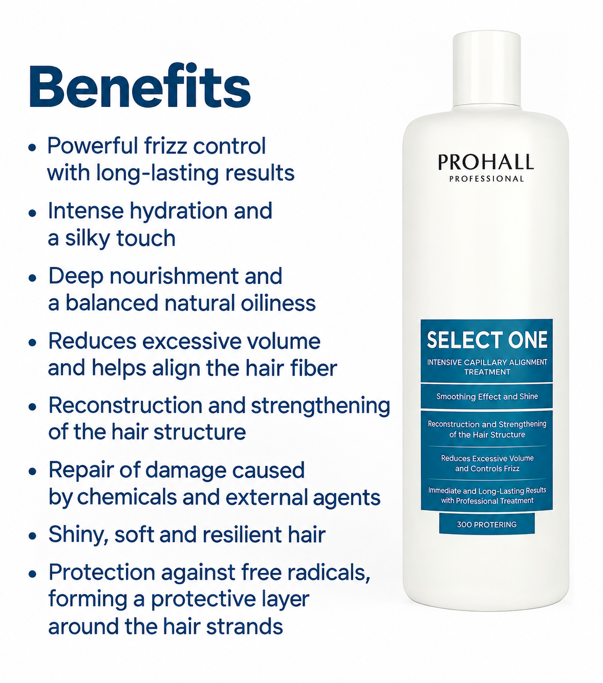 Prohall Select One Hair Smoothing Treatment – 120mL