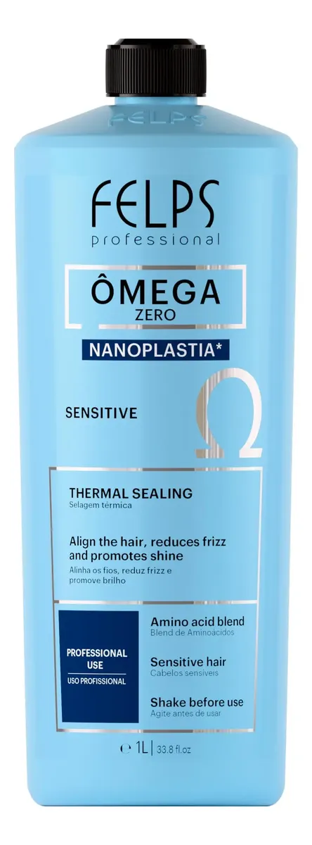 Felps Omega Zero Resistance & Sensitive Professional Hair Treatment Kit – 2x1L