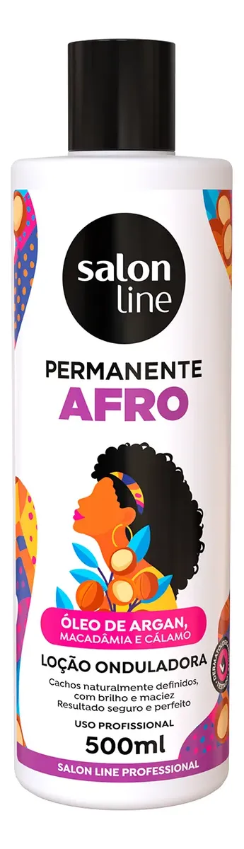 Afro Permanent Salon Line Kit Relaxing Cream + Wave Lotion + Neutralizer - 3x1