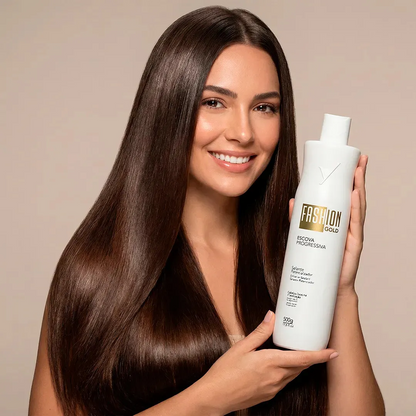 Ybera Paris Fashion Gold Hair Smoothing Treatment – Shine & Frizz Control – 300g