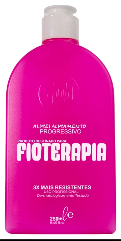 Gold Spell Fioterapia Progressive Brush Kit + Purple Pre Shampoo Mask Blonde Hair