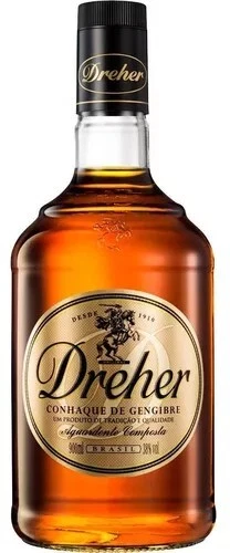 Dreher Ginger Brandy – 900mL – Brazilian Spirit with Ginger Flavor